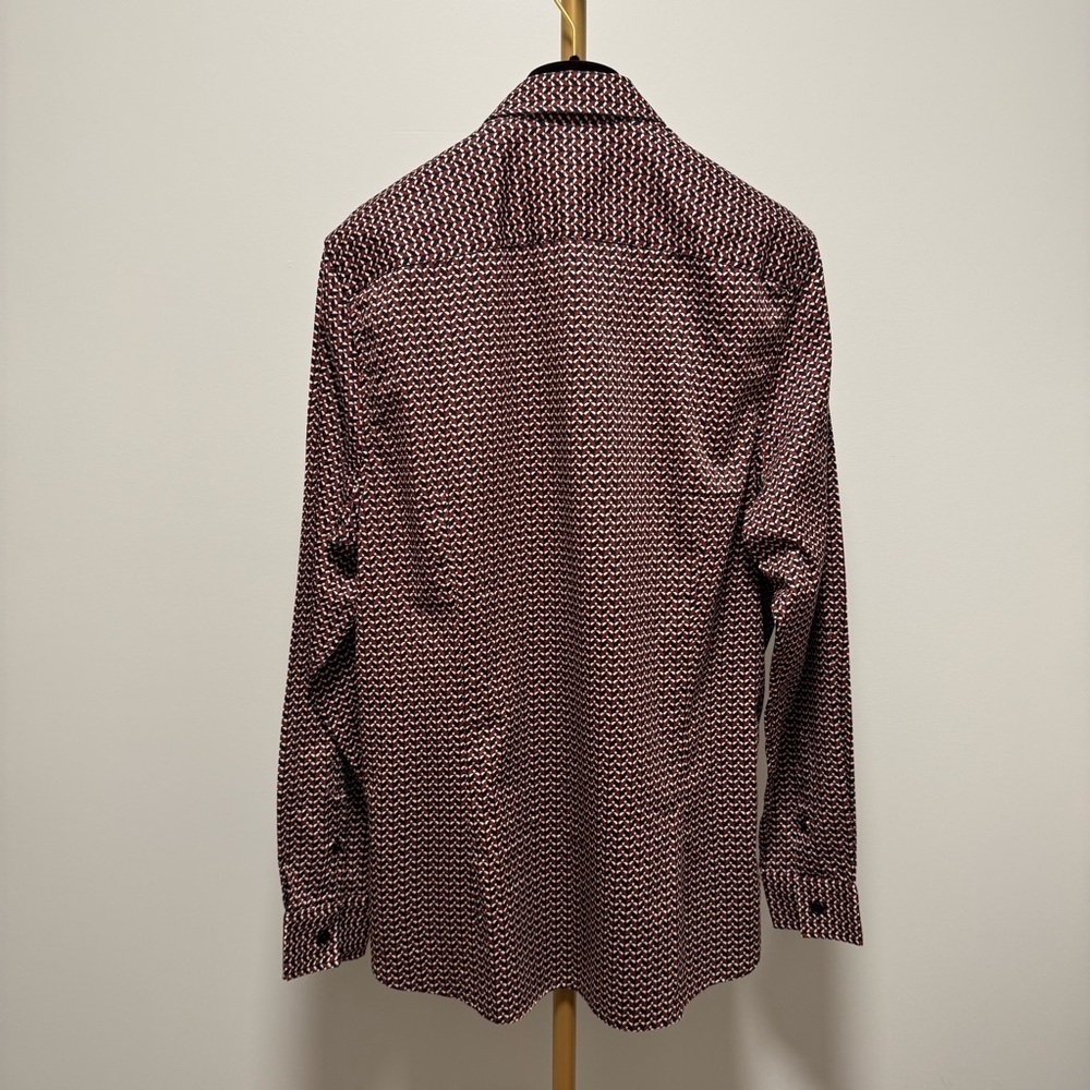 Ted Baker London Slim Fit Geometric Print Shirt (Size 4 / L)​​​ - Picture 5 of 13